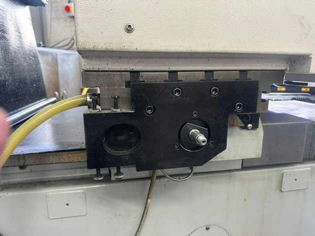Manually fitted ballscrew housing to machine 1